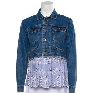 Sea New York Eyelet Combo Denim Jacket